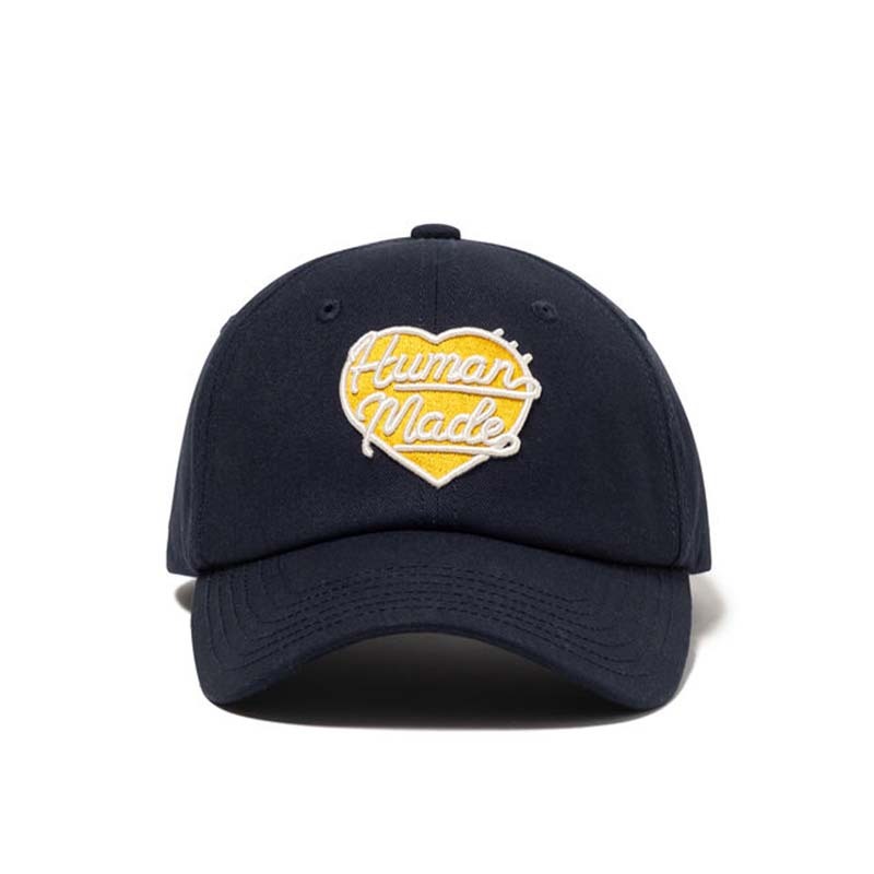HUMAN MADE 6PANEL CANVAS CAP NAVY 尼龍 老帽 帽子 深藍色 HM32GD046-NY [台灣現貨]