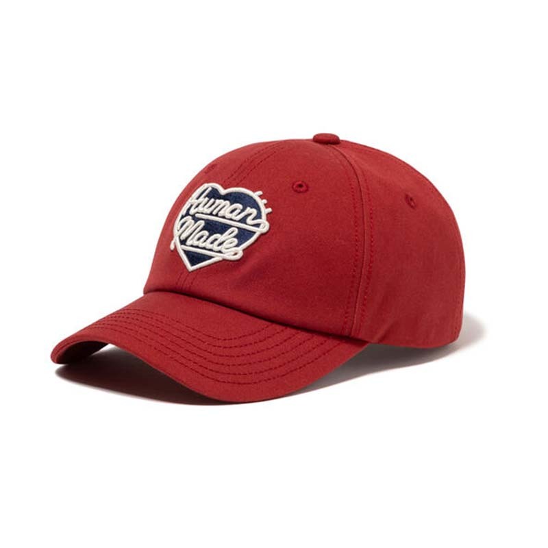HUMAN MADE 6PANEL CANVAS CAP RED 尼龍 老帽 帽子 紅色 HM32GD046-RD [台灣現貨]