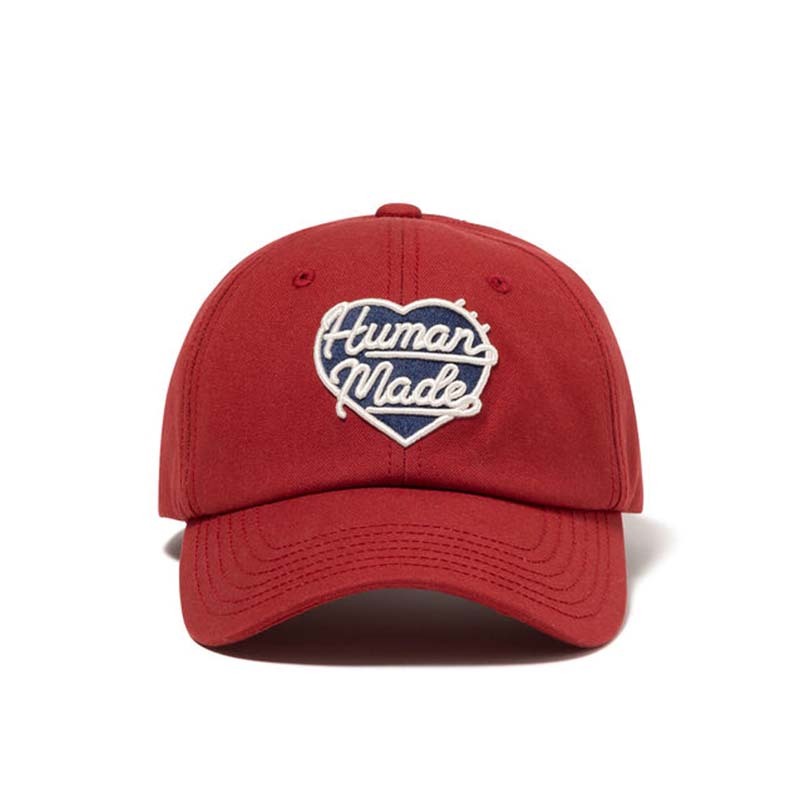 HUMAN MADE 6PANEL CANVAS CAP RED 尼龍 老帽 帽子 紅色 HM32GD046-RD [台灣現貨]