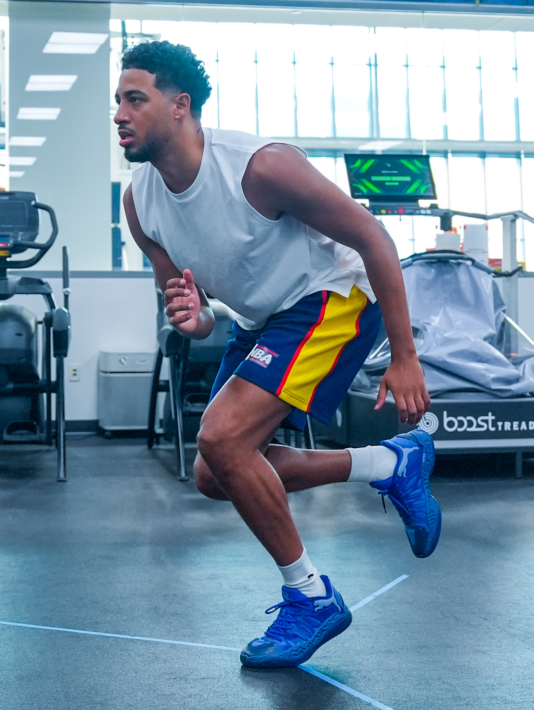 [特價售出無退換] 男鞋 PUMA HALI 1 TYRESE HALIBURTON 藍色 緩震 支撐 抗扭 運動 籃球鞋【314098-01】