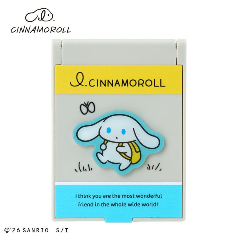 日本 Sanrio I.Cinnamoroll 玉桂狗 郊遊系列 摺鏡