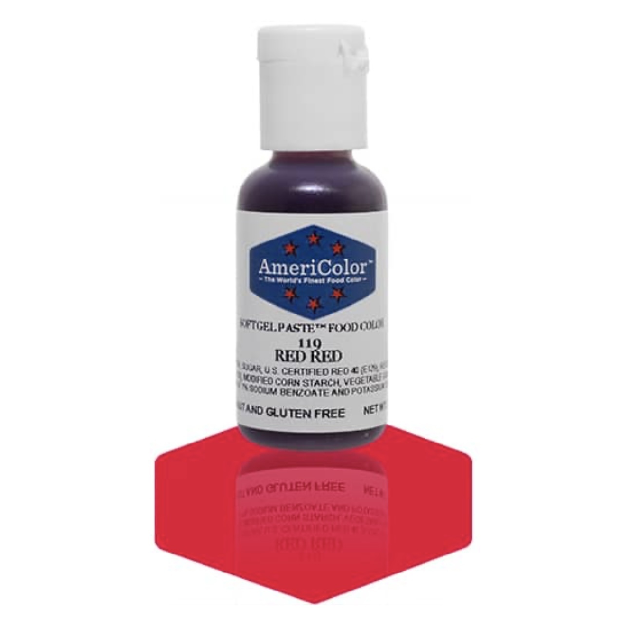 AmeriColor Soft Gel Paste Food Colour Red Red 21g