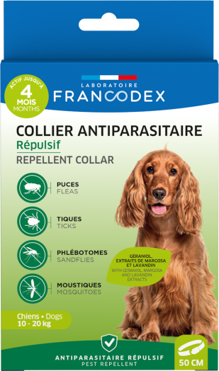 法國Francodex 驅蝨帶 - 中型犬  (50cm)
