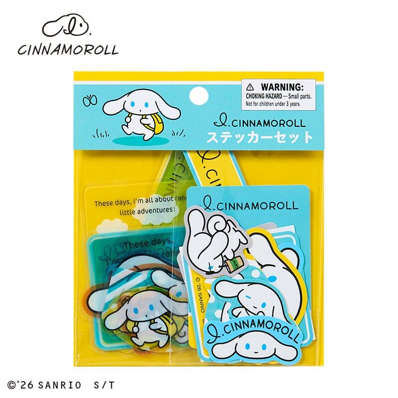 日本 Sanrio I.Cinnamoroll 玉桂狗 郊遊系列 貼紙
