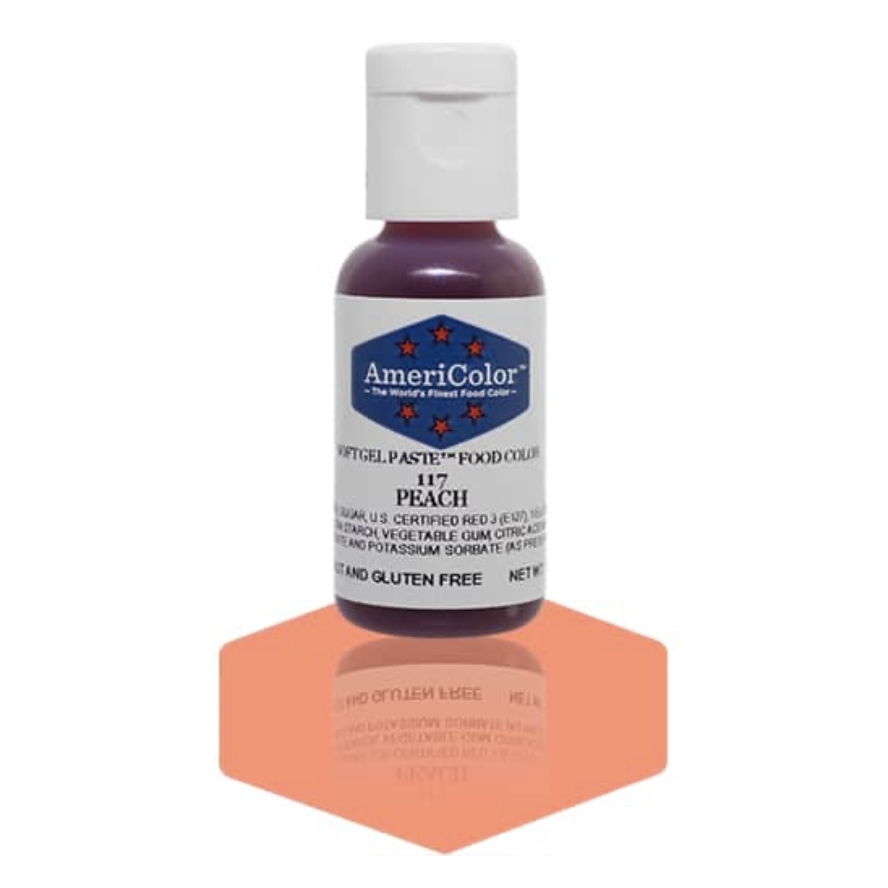 AmeriColor Soft Gel Paste Food Colour Peach 21g