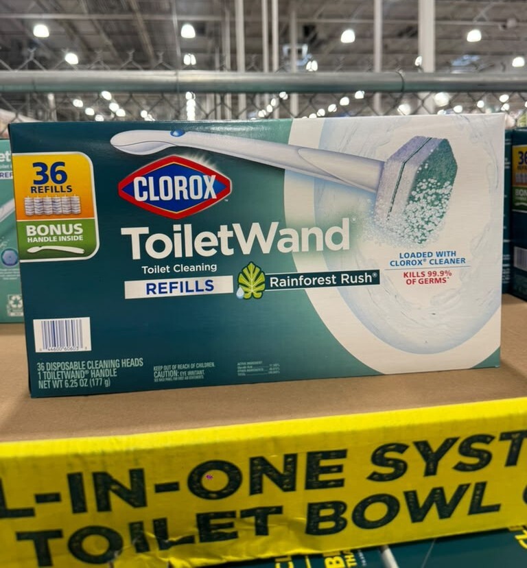 DS027 高樂氏Toilet Wand 拋棄式馬桶清潔刷頭 (36個刷頭連手柄)