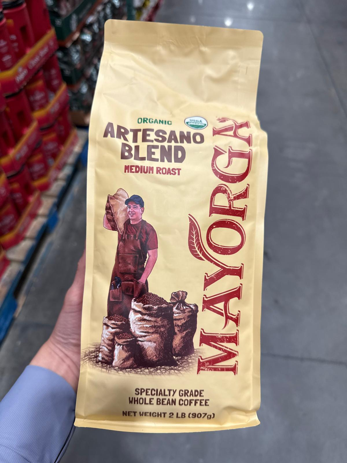DS090 Mayorga Organic Artesano Blend 中烘焙精選咖啡豆 907g exp: 2027.07