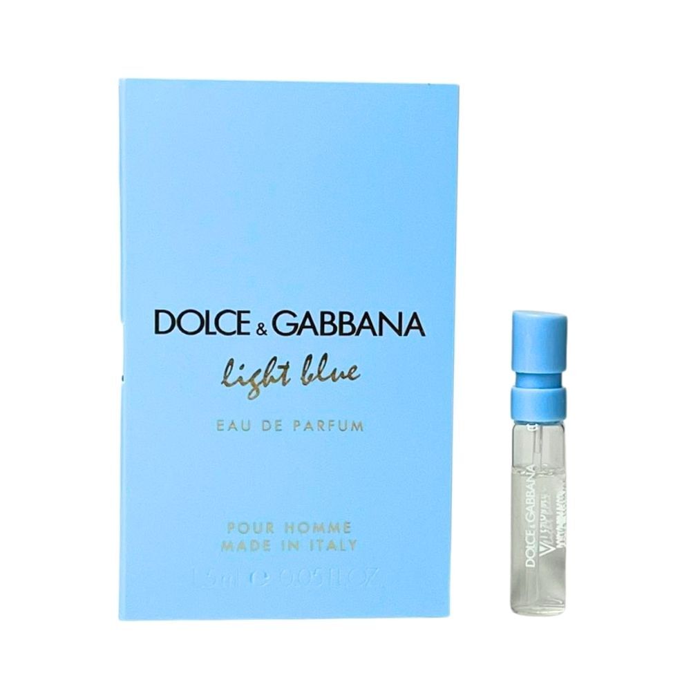DOLCE&GABBANA  D&G Beauty LIGHT BLUE 淺藍男性淡香精 1.5ml 針管