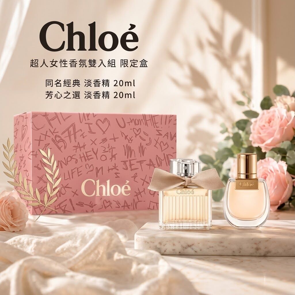 Chloe 女士迷你香水禮盒套裝 20ml x2