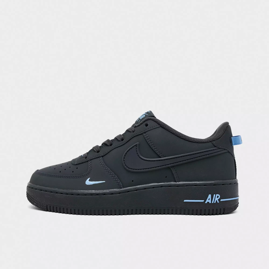 【預訂】NIKE AIR FORCE 1 07 炭灰黑藍-GS