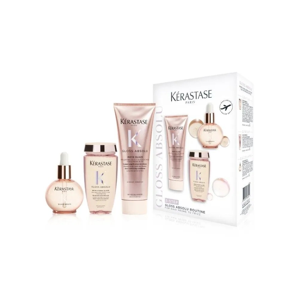 KÉRASTASE Gloss Absolu 3 Steps Anti Frizz Routine