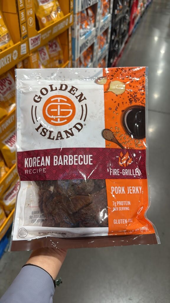 DS042 Golden Island 韓式烤肉風味豬肉乾411g exp:2027.06