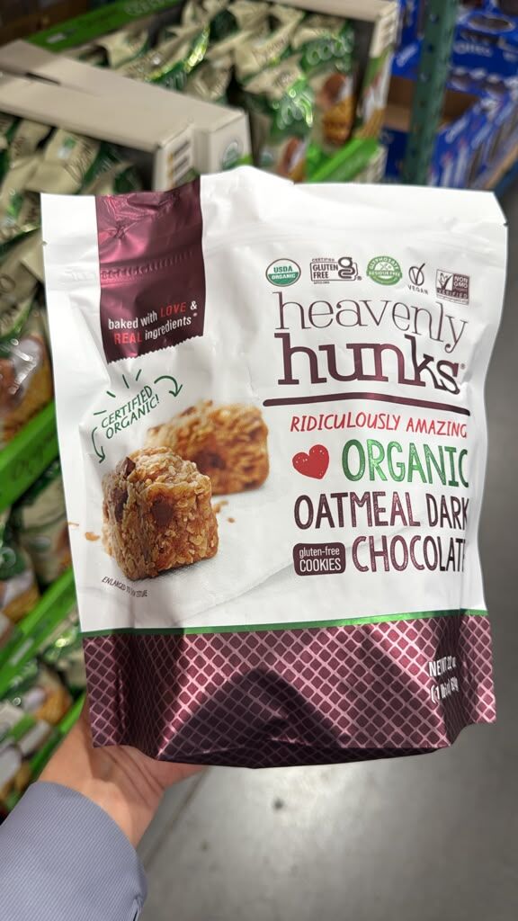 DS044 Heavenly Hunks 有機黑巧克力燕麥方塊餅乾1.37lbs exp:2027.07