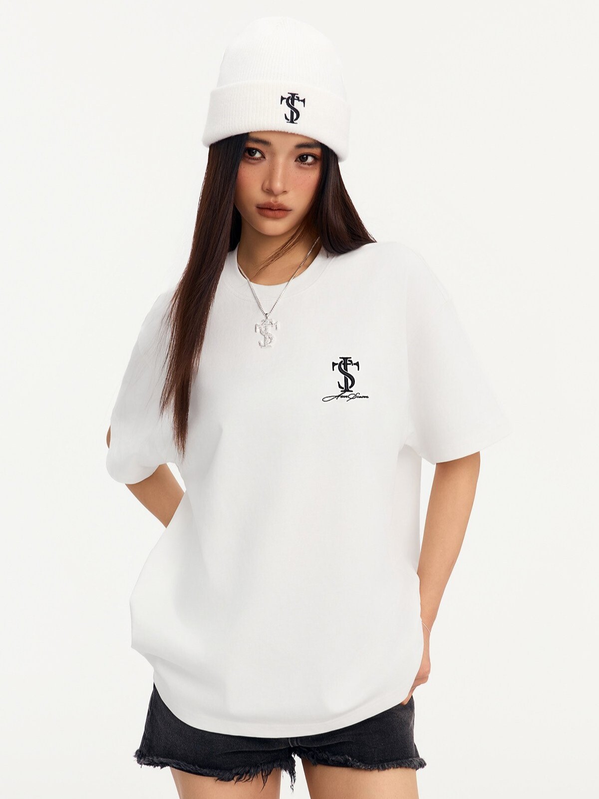 STK SmallTownKid 基礎刺繡小標 短袖 T