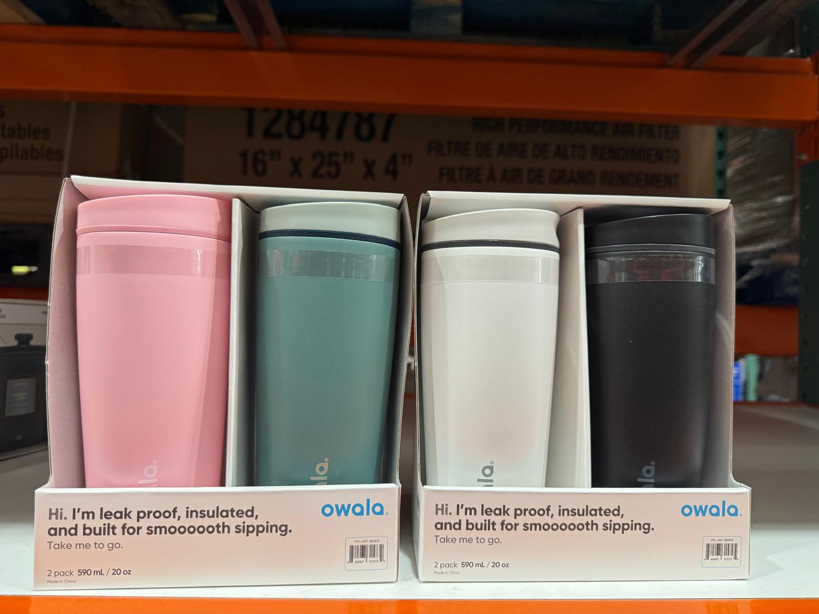 DS083 Owala SmoothSip Slider 保溫咖啡杯 590ml x 2