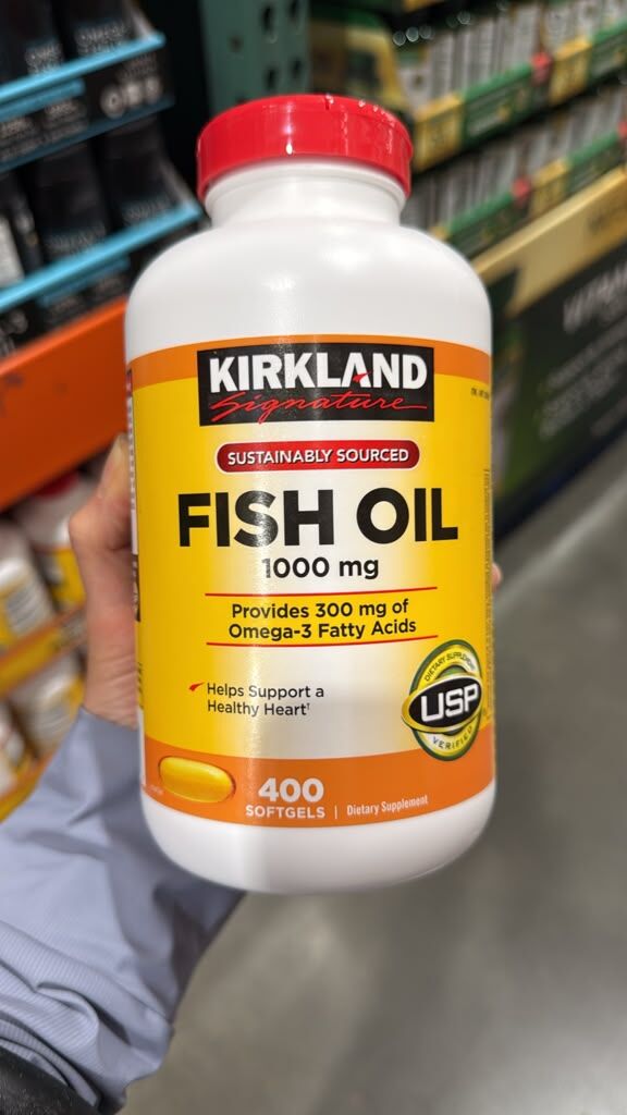 DS053 Kirkland Signature 深海魚油1000MG軟膠囊400粒 EXP:2029.02