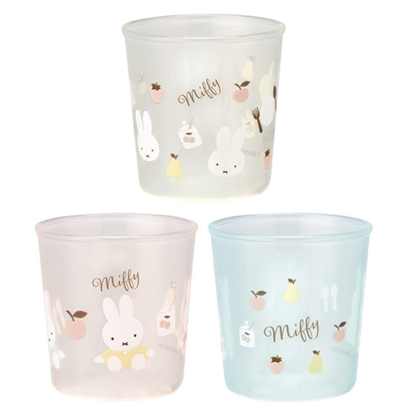 Skater Miffy 60ml迷你6小杯3個裝