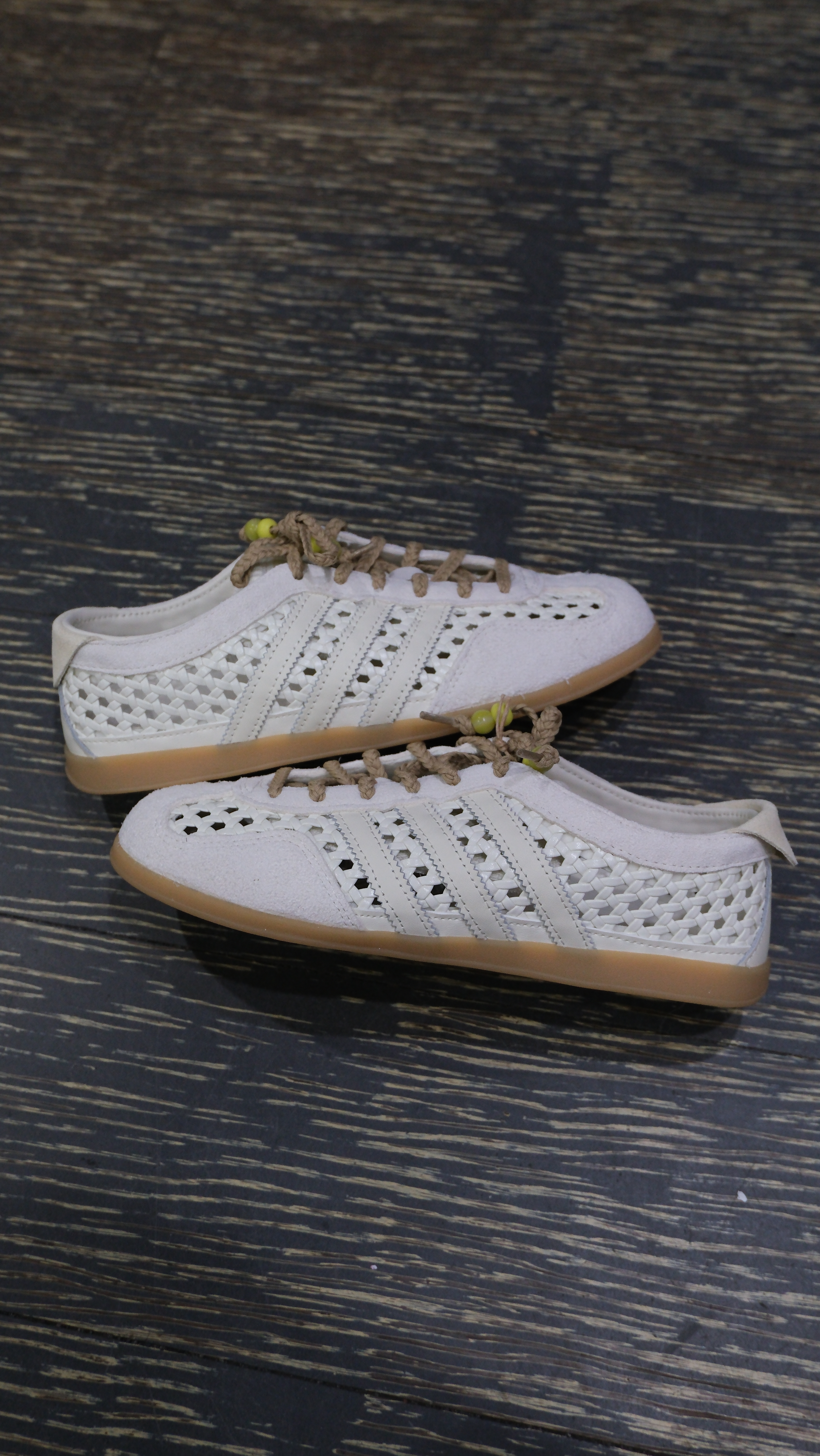 開團預購 Adidas GAZELLE LO PRO W  簍空 編織 鞋帶 膠底 灰色 女鞋 KH6236