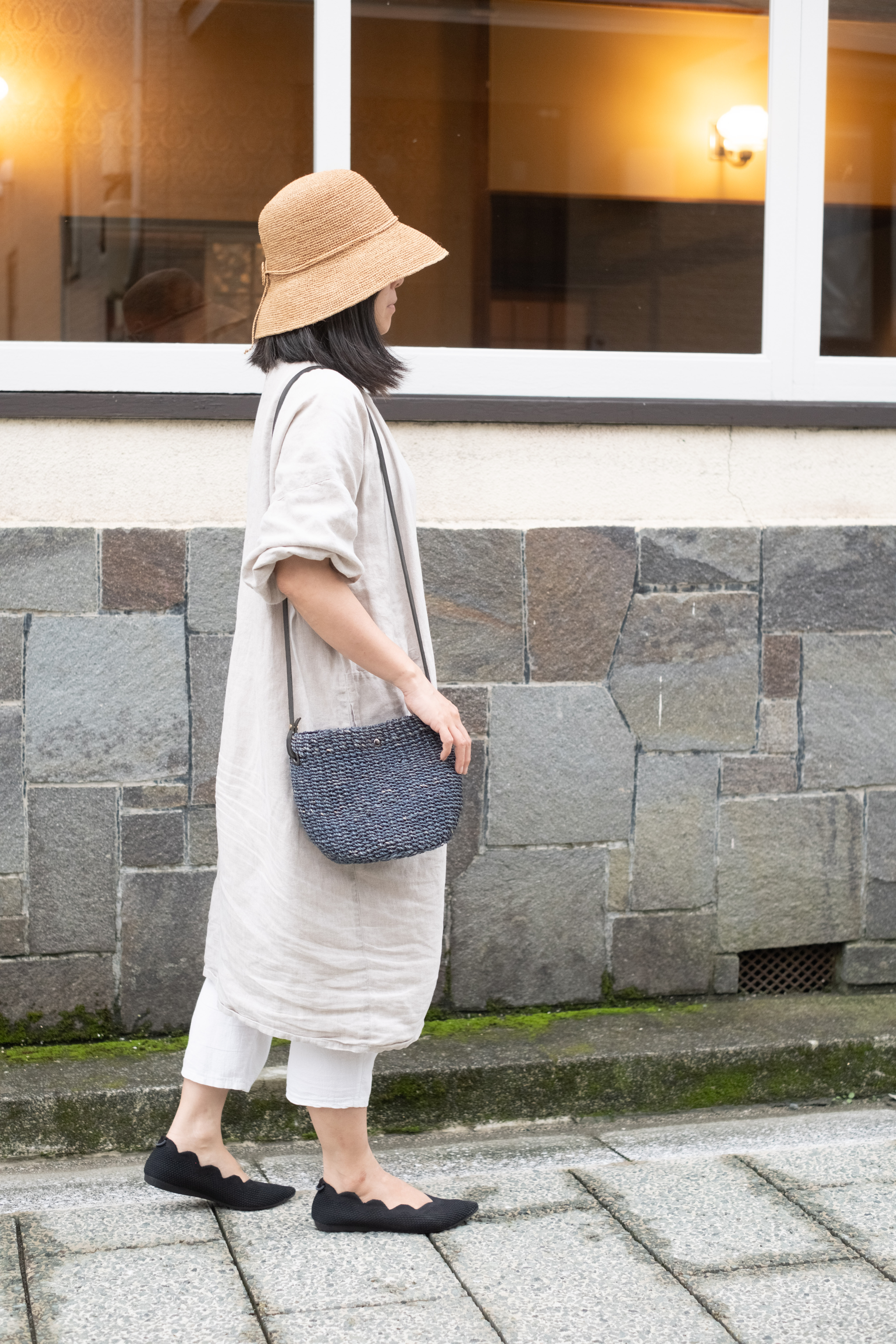 本質創作室 Essence Design&Craft｜蕉麻提包 Abaca Handbag｜丹寧藍