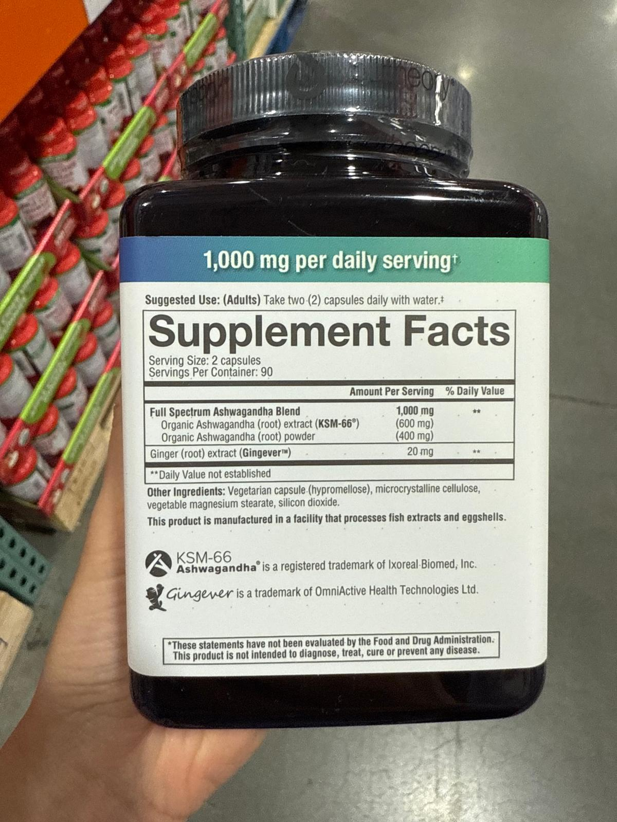 DS068 Youtheory 專利高濃度全光譜南非醉茄素食膠囊180粒 exp: 2028.03