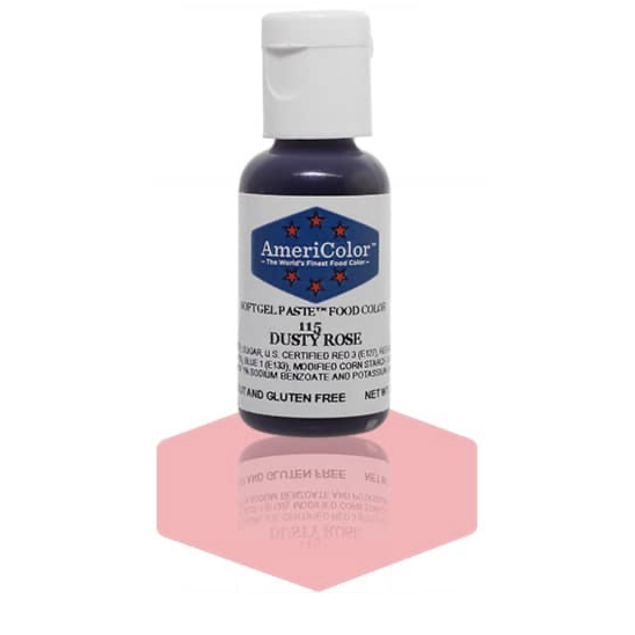 AmeriColor Soft Gel Paste Food Colour Dusty Rose 21g