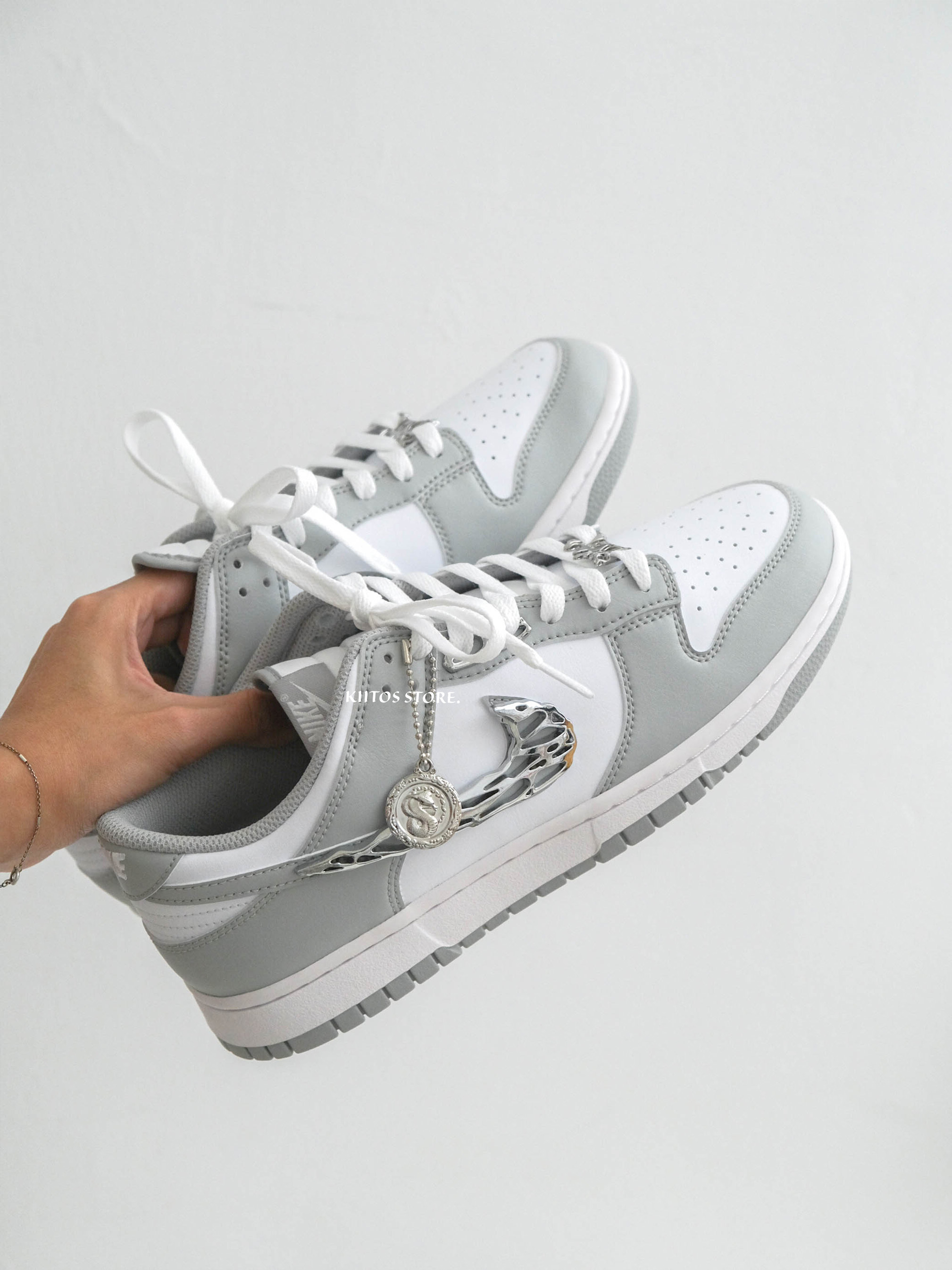 【預購】NIKE Dunk Low 液態金屬 灰銀 液態銀 男女鞋 訂製款