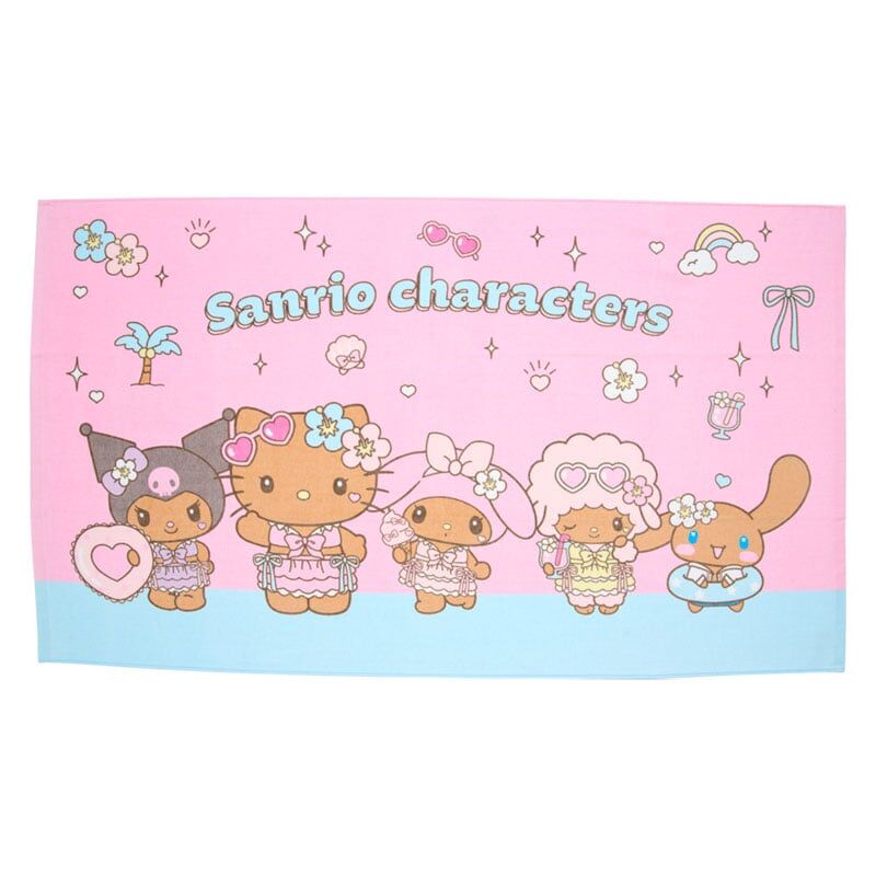 日本 Sanrio 陽光夏日系列 大浴巾 sparkling summer pool party