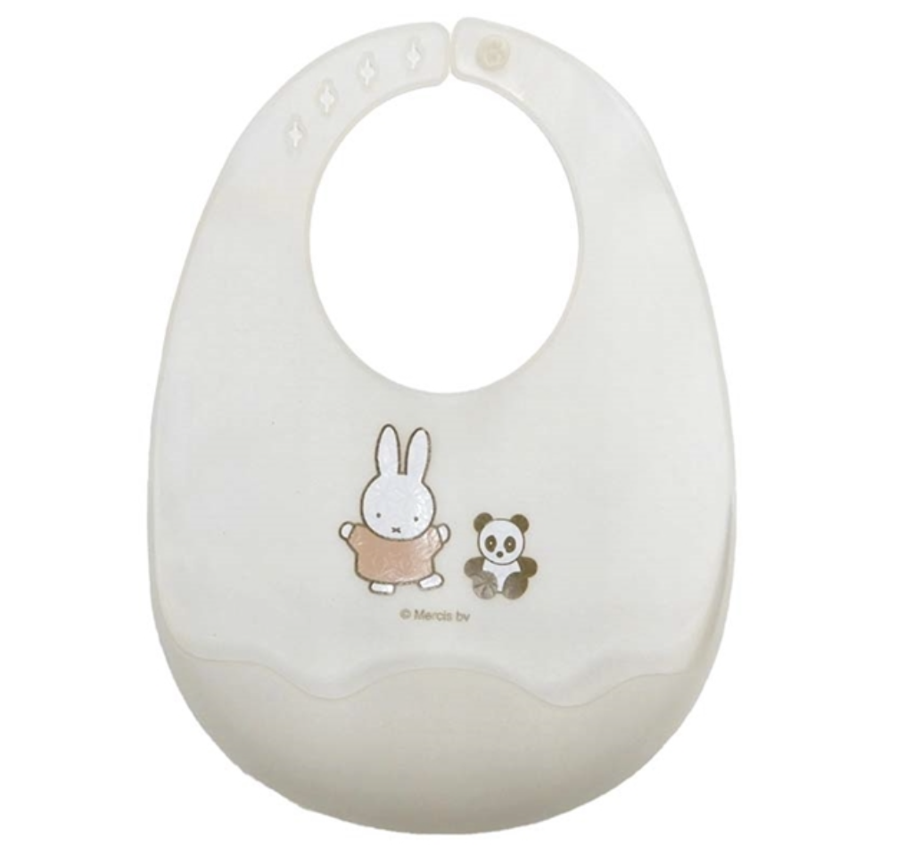 Miffy 輕盈可折矽膠圍兜