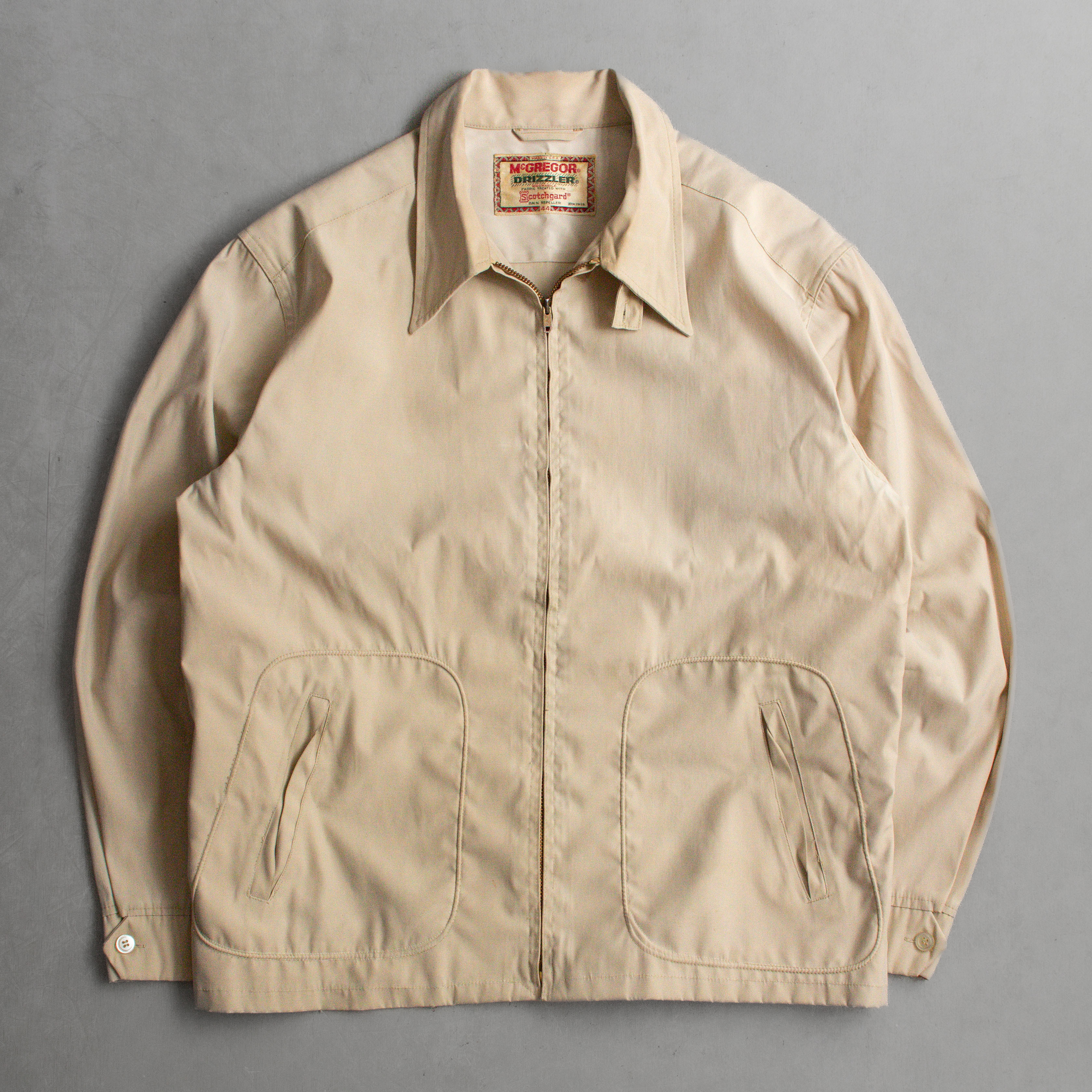 50-60S MCGREGOR DRIZZLER JACKET 美國製 卡其 哈靈頓 防風 夾克 外套