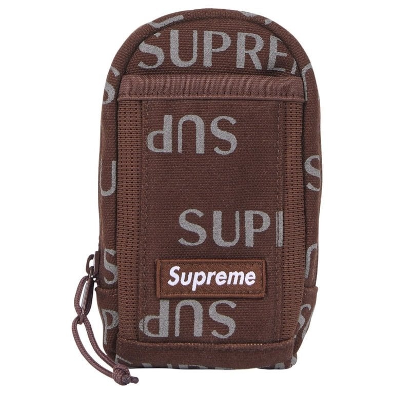『代購+現貨商品』2026AW SUPREME PHONE NECK POUCH 滿版 LOGO 3M 反光 側背包 手機包 現貨