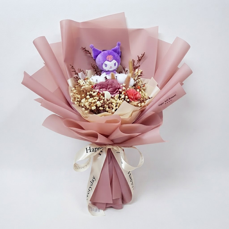 酷洛米（Kuromi）卡通玩偶永生花束