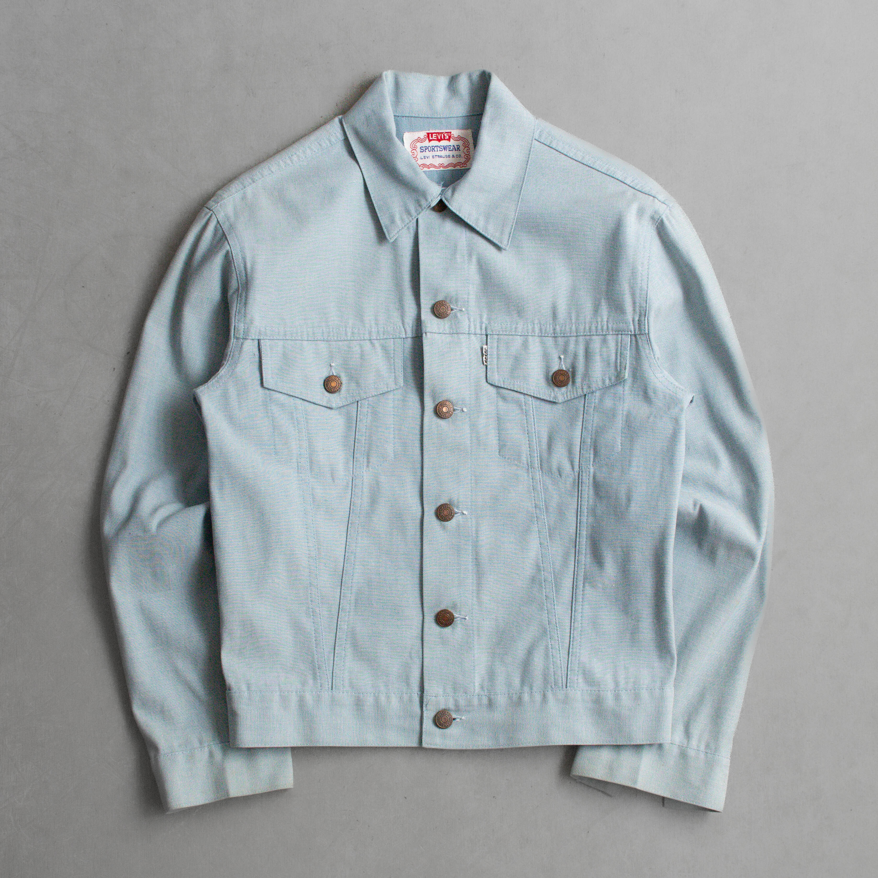 70S LEVIS BIG E TRUCKER JACKET 美國製 淺藍 長袖 外套 夾克