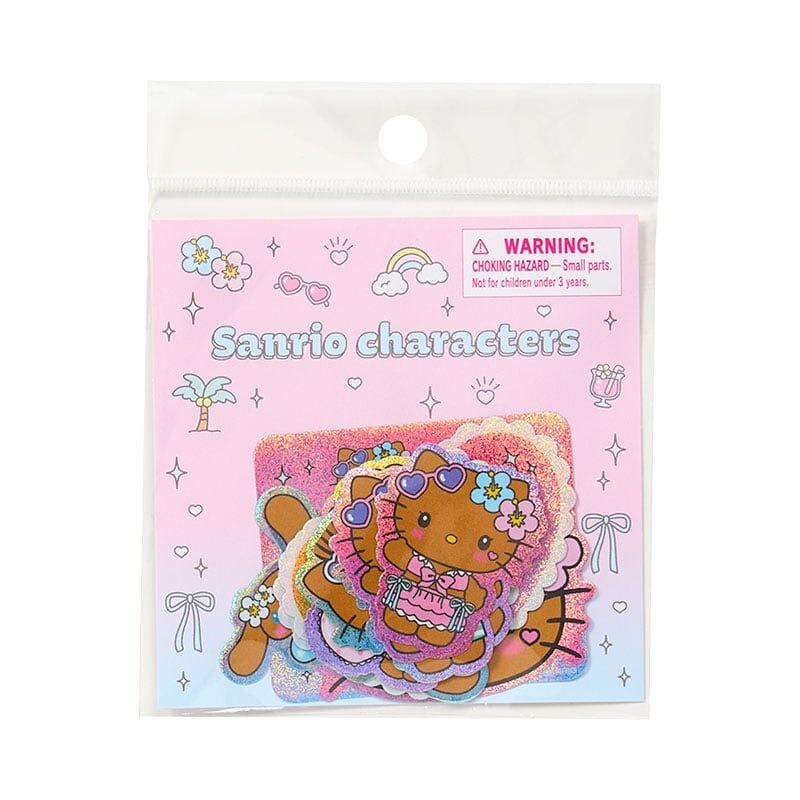 日本 Sanrio 陽光夏日系列 貼紙 sparkling summer pool party