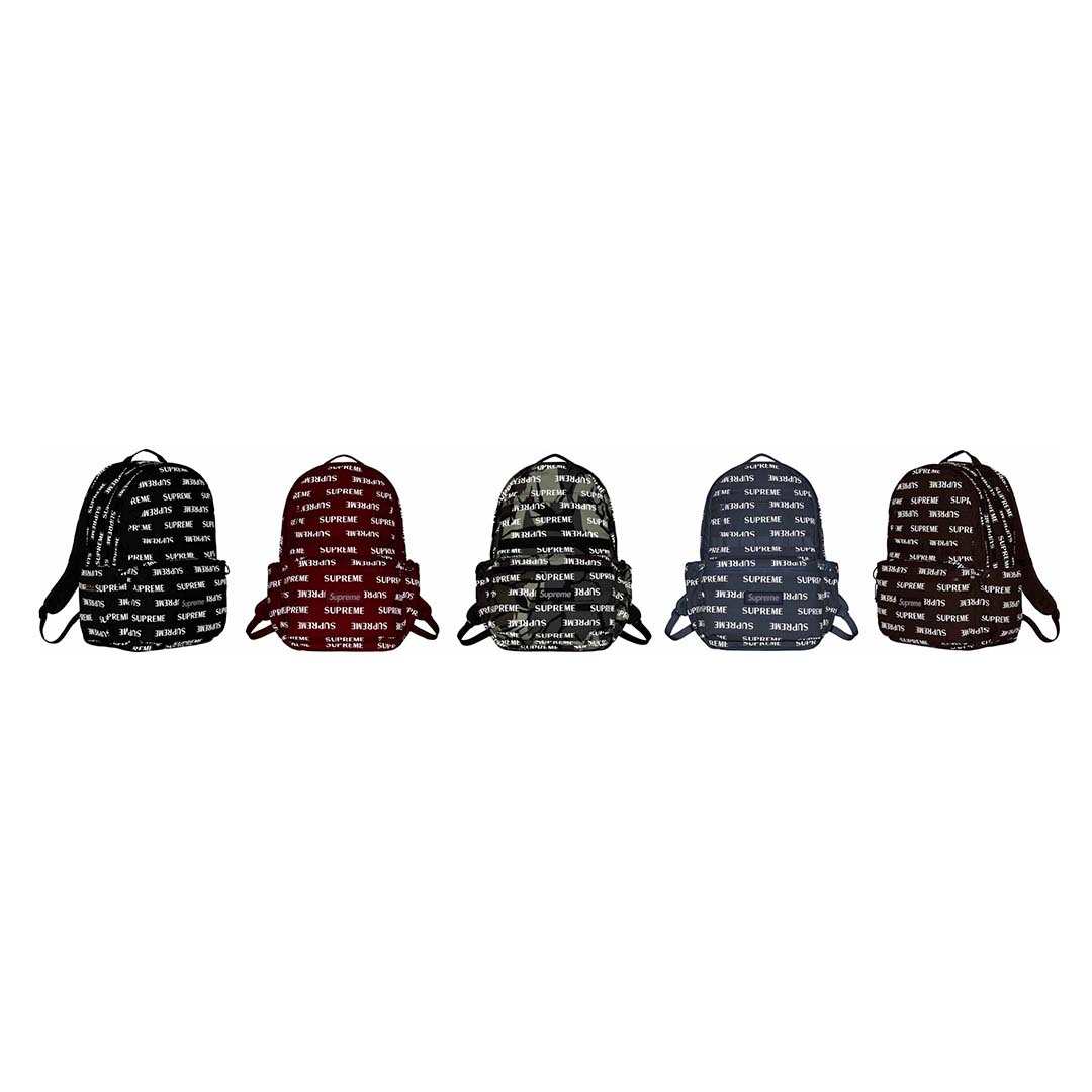『即將到貨』2026AW SUPREME Backpack 滿版 LOGO 3M 反光 後背包