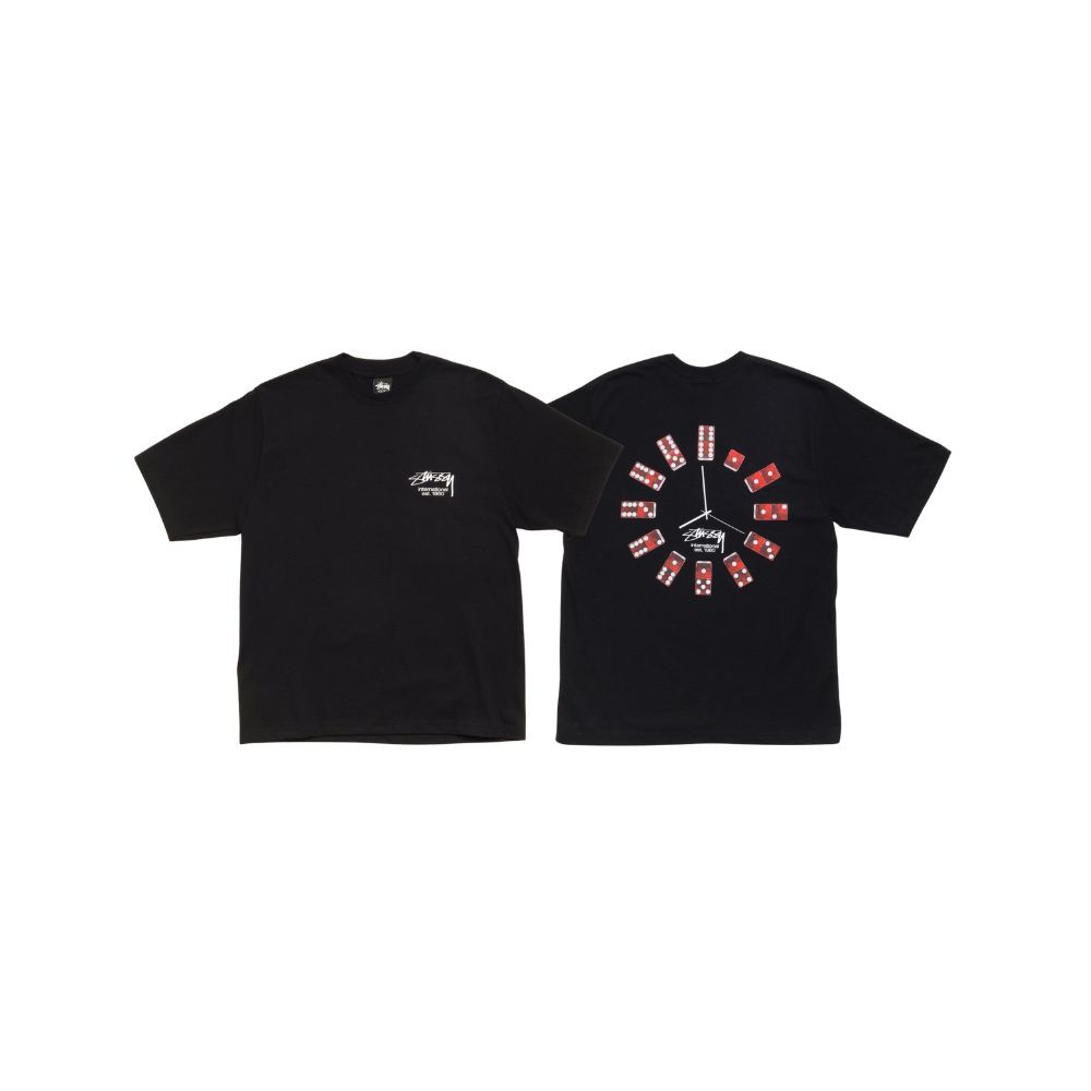 Stussy DICE CLOCK TEE 擲骰鬧鐘 T 恤