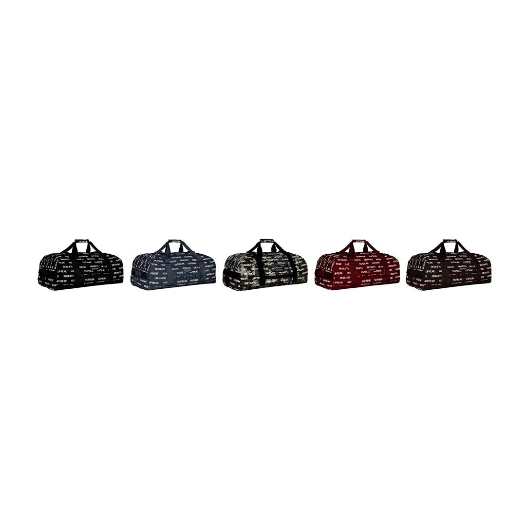 『即將到貨』2026AW SUPREME Large Duffle Bag 滿版 LOGO 3M 反光 出國 旅行袋 波士頓包