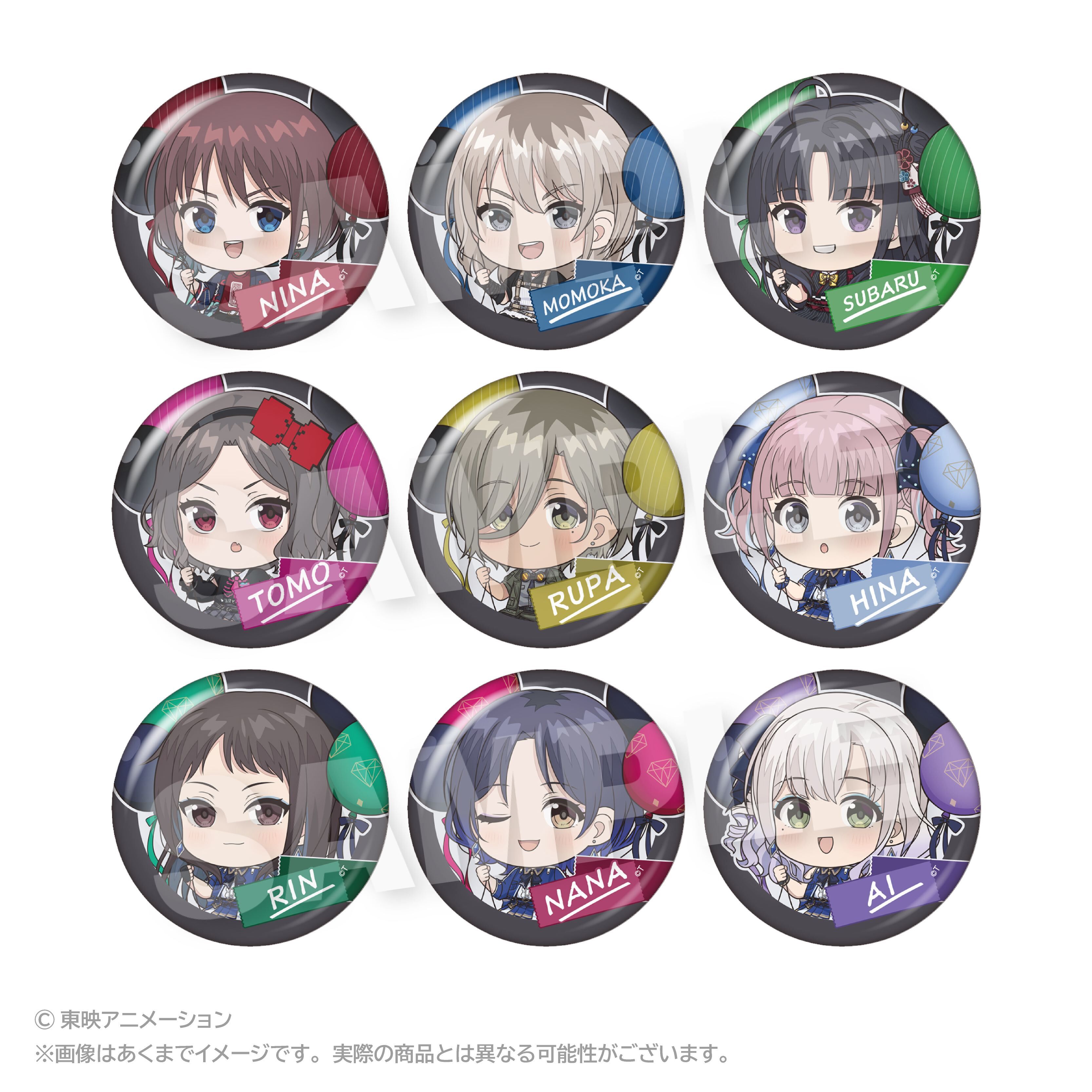 「ACG.GO」「預購」Stella Notes《GIRLS BAND CRY》搖搖樂盲抽徽章 (整盒9入)