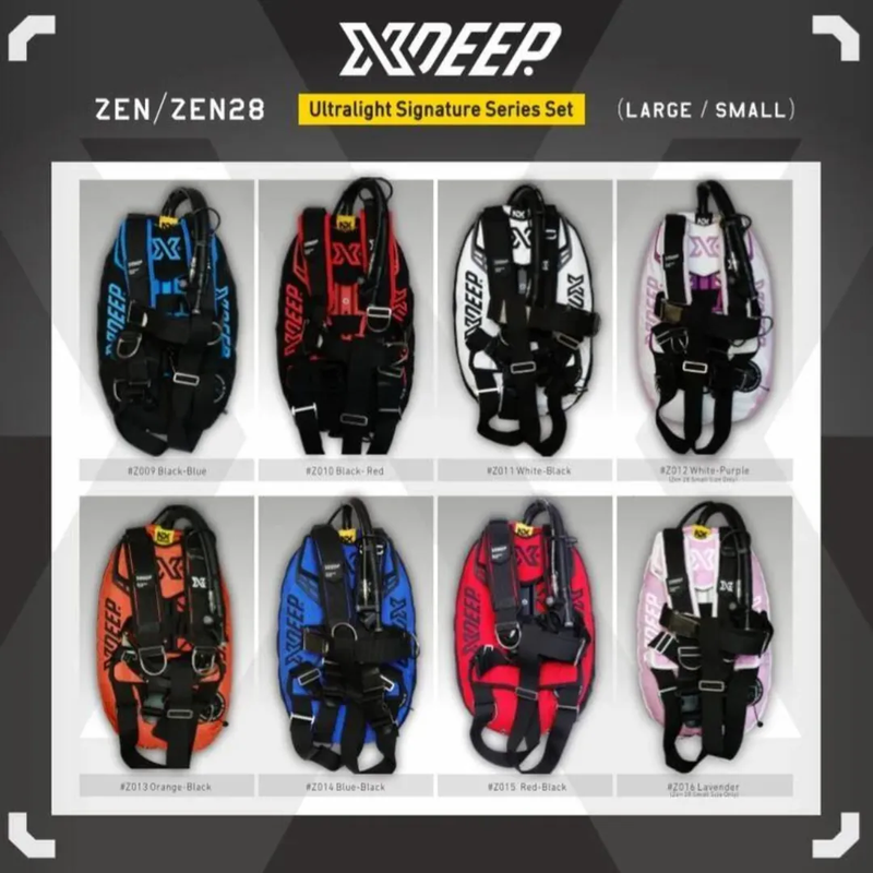 悠潛X-DEEP NX ZEN 28 台灣限定訂製色BCD超輕量豪華版套裝