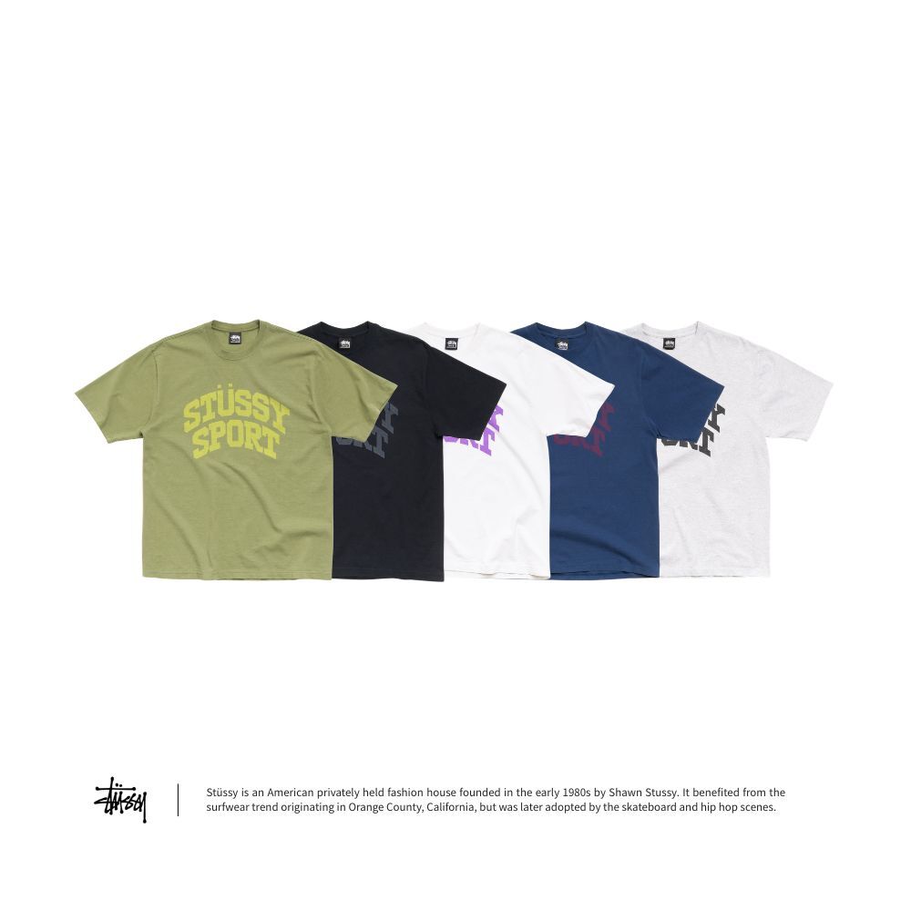 Stussy BLOCK SPORT TEE 拼色運動短T