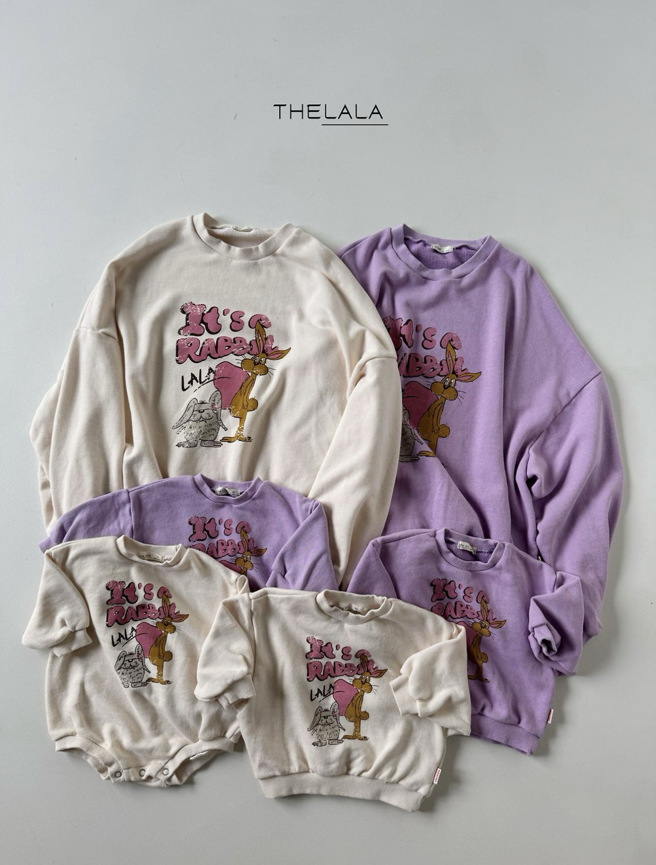 THELALA Chubby Rabbit Suit｜Top（With Mom）