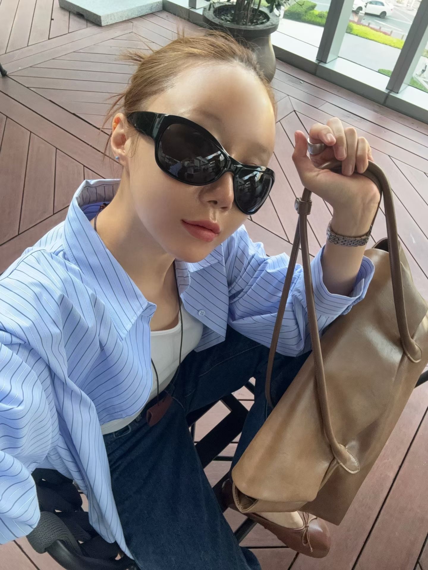 直線休閒風百搭襯衫