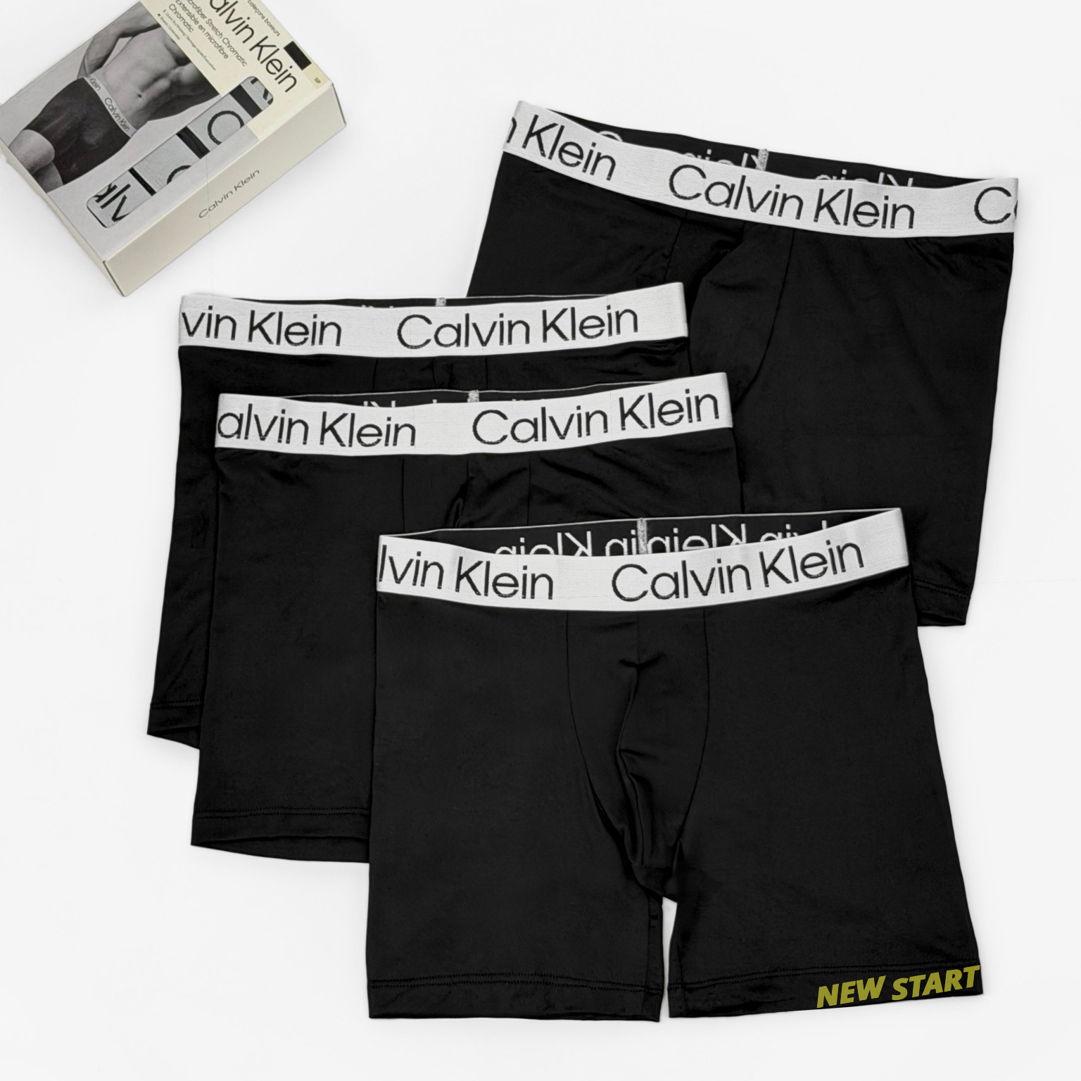 Calvin Klein CK 大字母 彈力涼感 內褲 四件組
