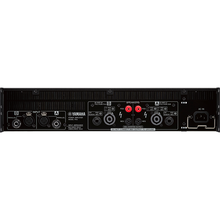Yamaha PX8：專業兩聲道功率擴大機、內建DSP 處理器與極致輸出效能首選