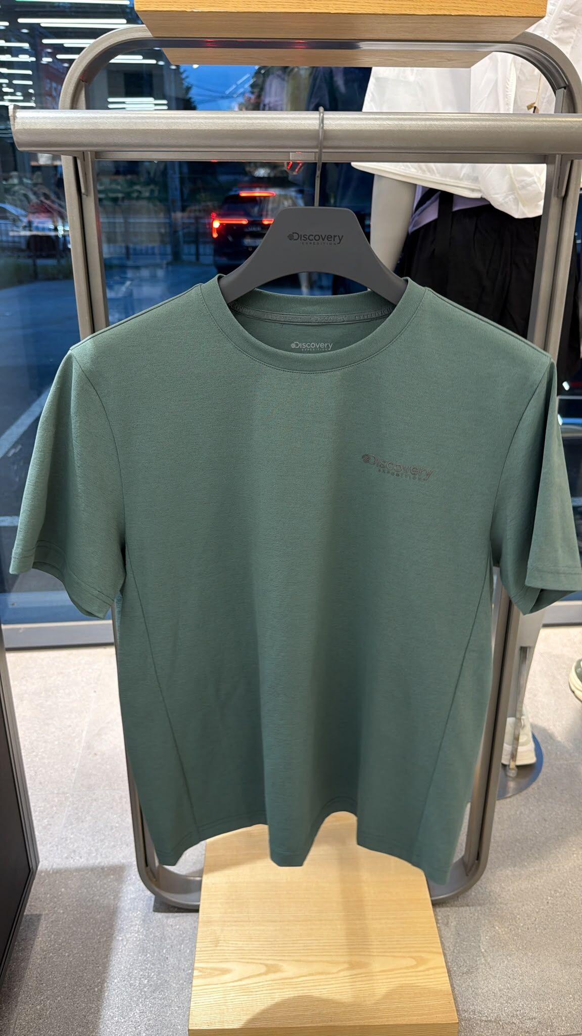 VG20 Discovery EXPEDITION 細LOGO 寬T-Shirt -灰藍綠色 (MTS) (DMRS63053GP001)