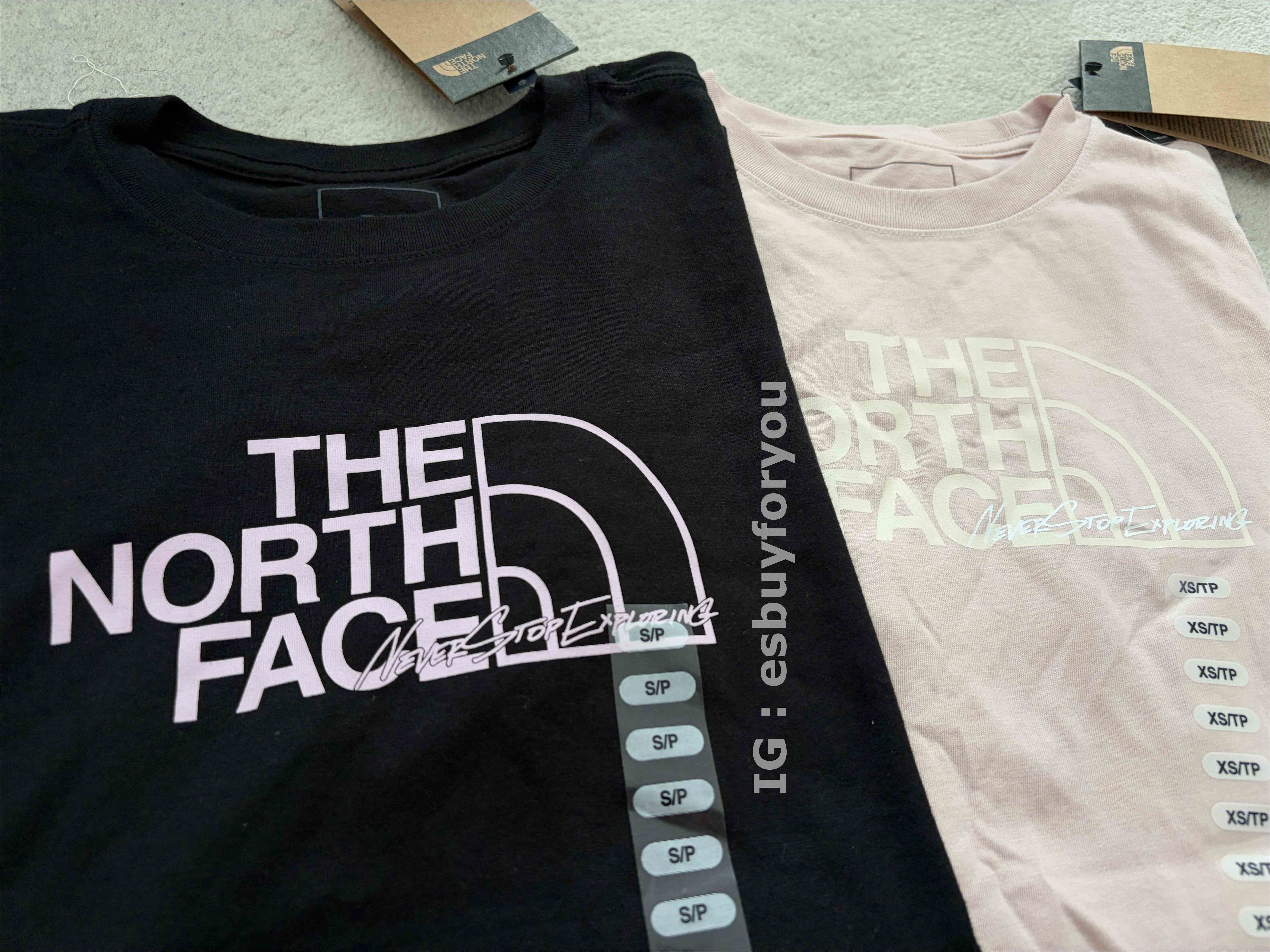 THE NORTH FACE 女大人 造型半山圖案 短TEE  (2色)
