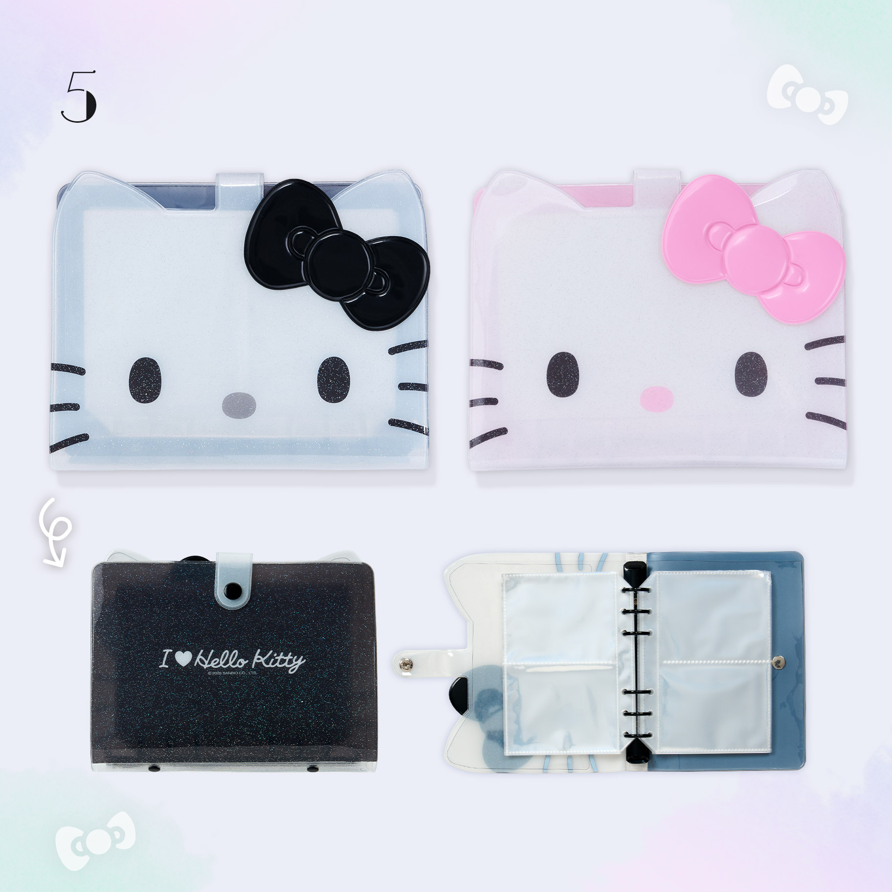 日本 Sanrio I Love Hello Kitty 文具系列 活頁卡簿