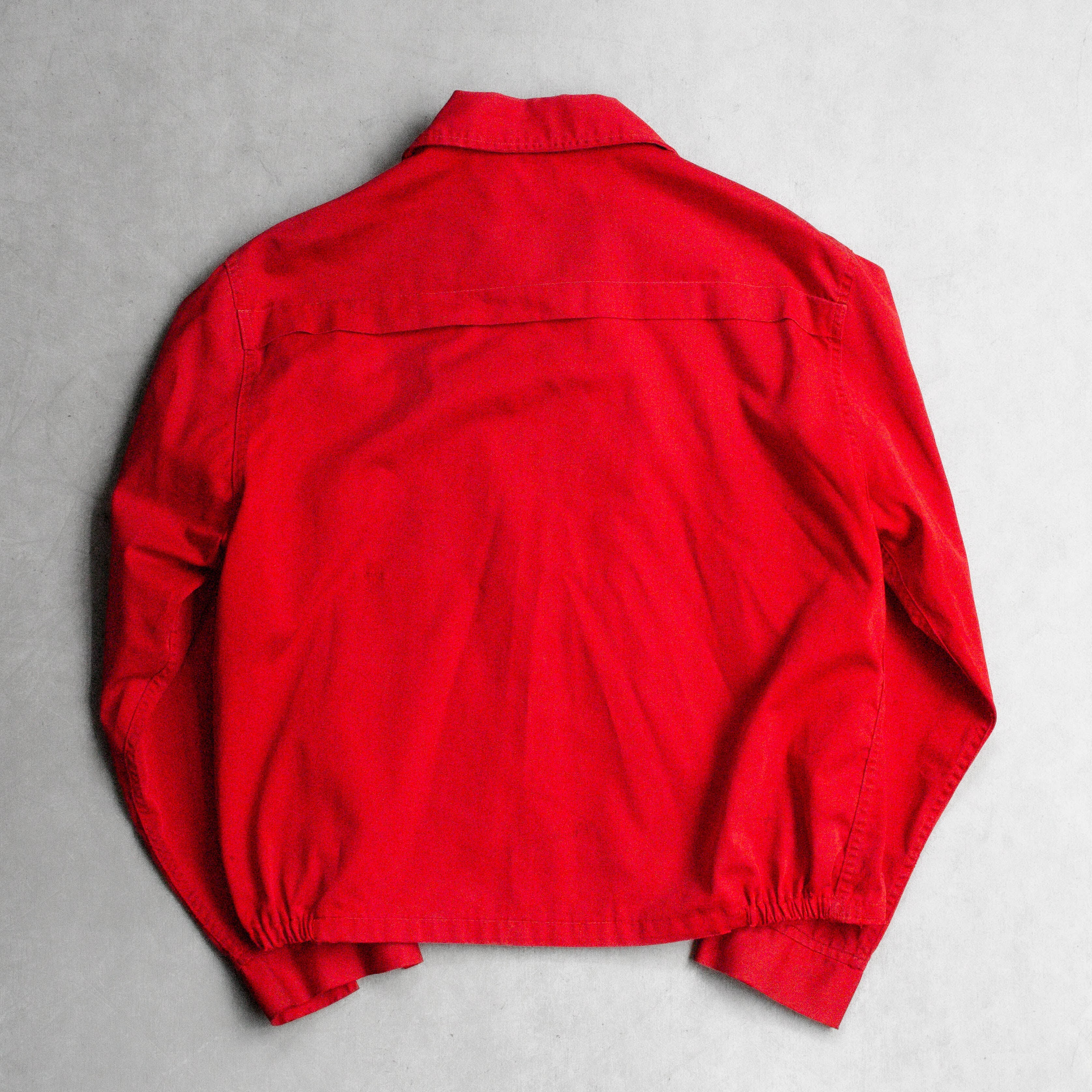 50S DAN RIVER UNIVERSITY JACKET 美國製 紅色 大學 校園 外套