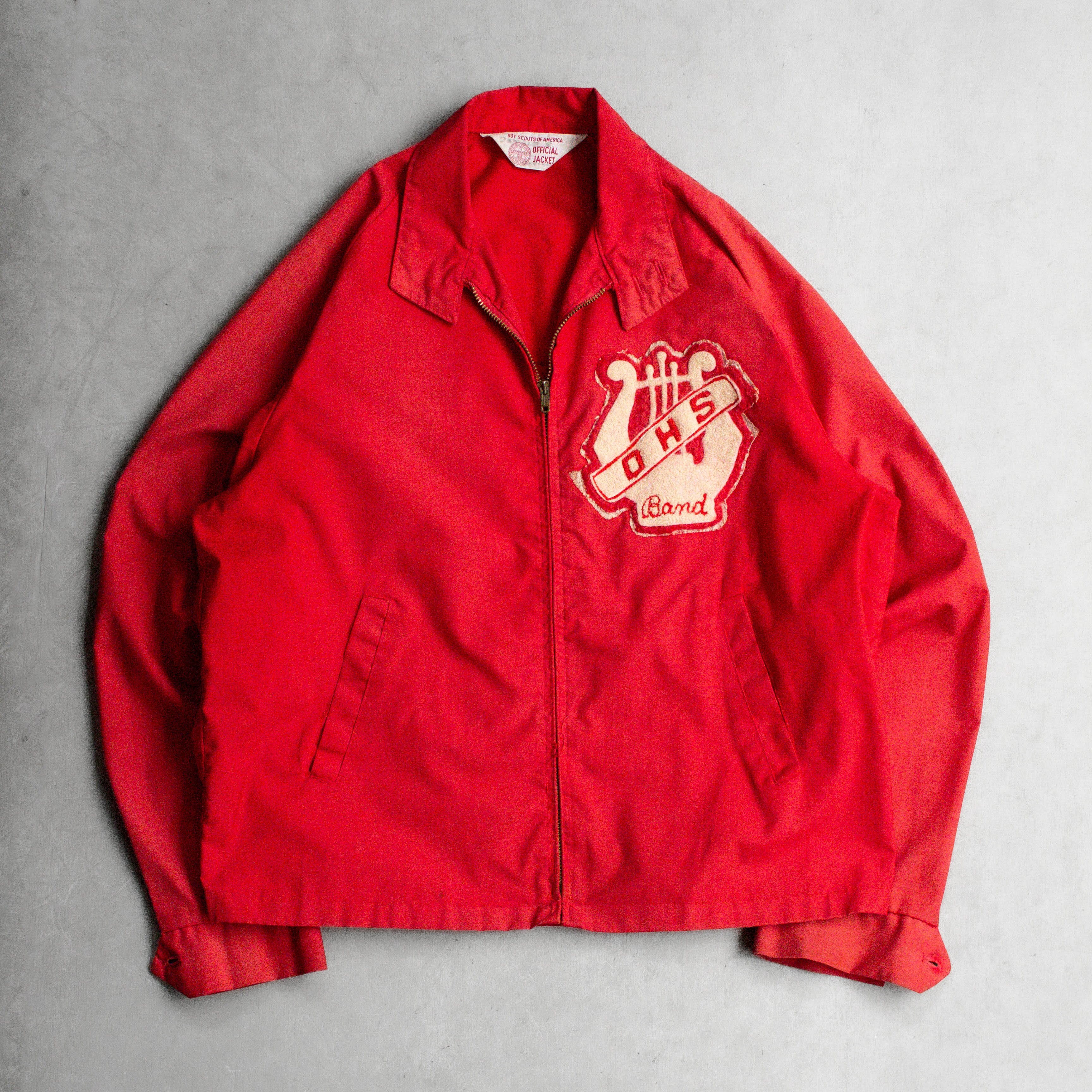 60-70S BSA BOY SCOUT JACKET 美國製 紅色 童子軍 外套