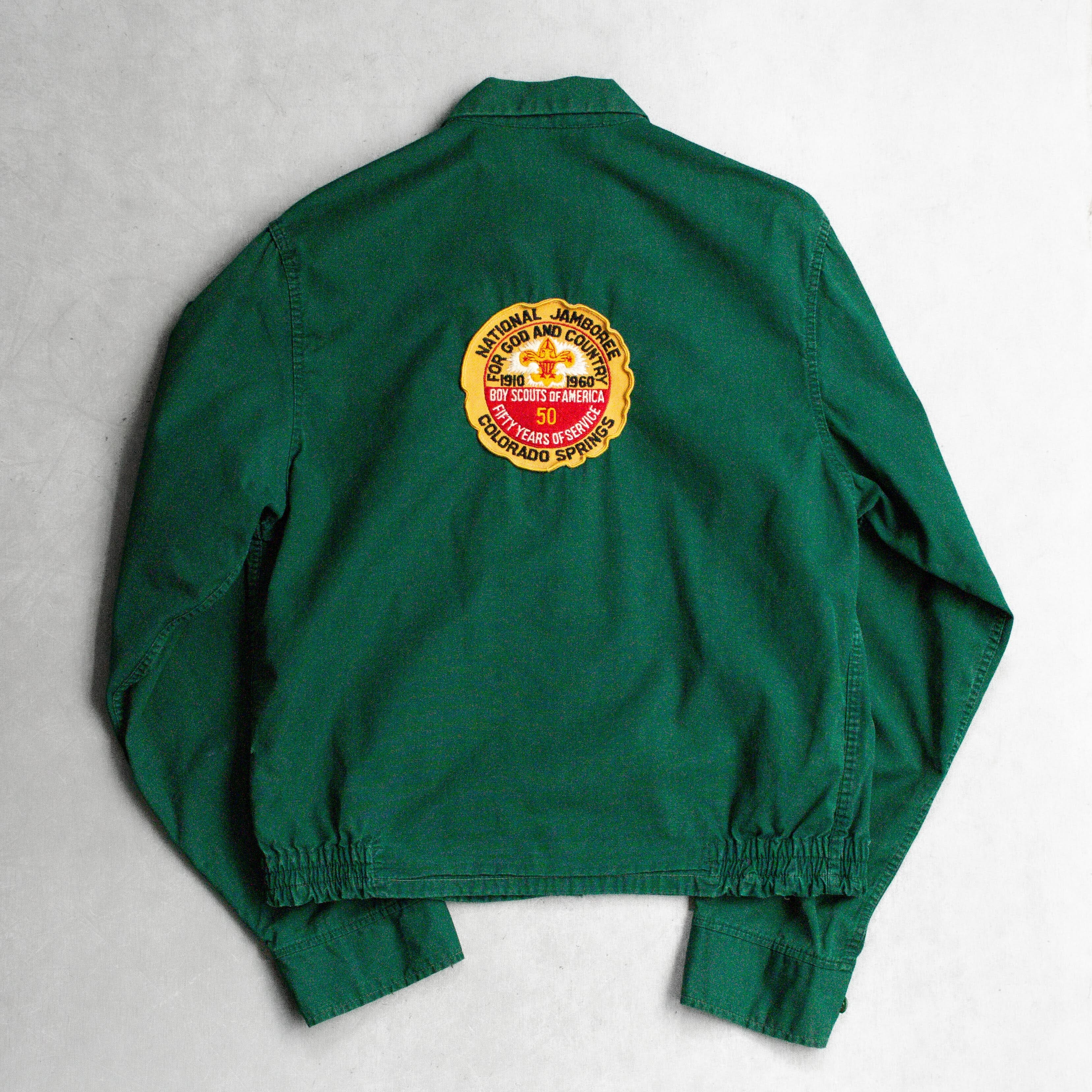 60S BSA BOY SCOUT JACKET 美國製 綠色 童子軍 外套