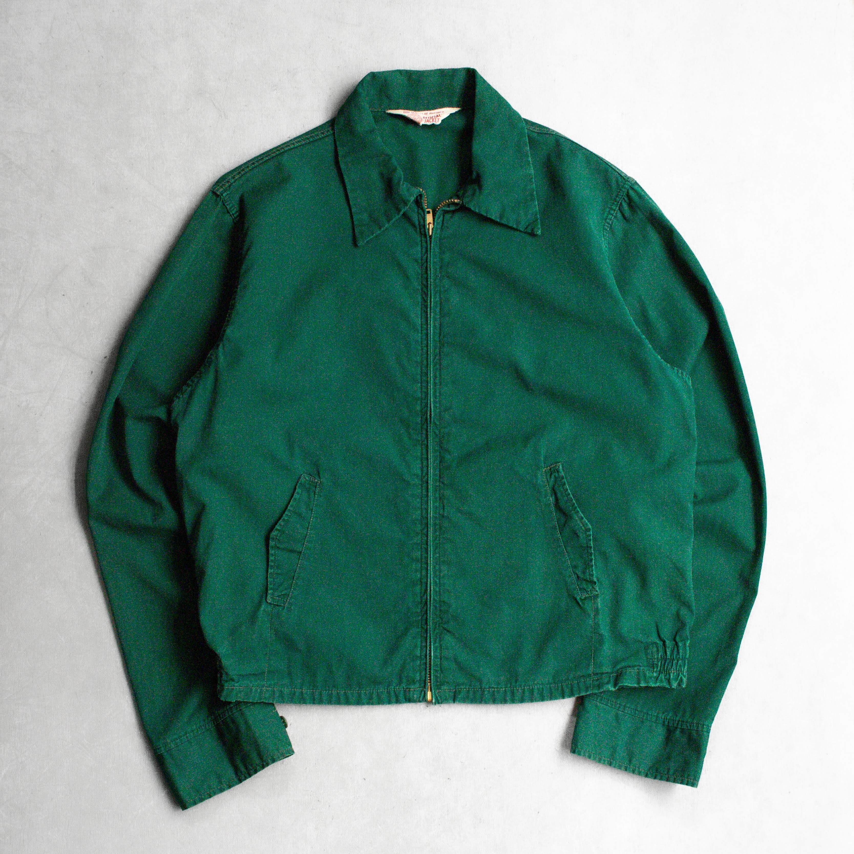 60S BSA BOY SCOUT JACKET 美國製 綠色 童子軍 外套
